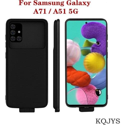 Magnetic Battery Charger Cases For Galaxy A71 5G Backup Power Bank Battery Charging Cover For Samsung Galaxy A51 5G Battery Case