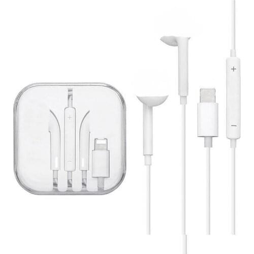 For Apple Iphone 7 In Ear Stereo Headphones With Microphone Wired Blue tooth Earphone For Iphone 8 Plus X Xr Xs Max 10 Headset