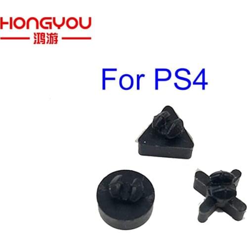 Non-slip Silicon Rubber Feet Cover Replacement For Sony PS4 Slim 2006 Console Shell Housing Bottom Pad