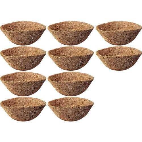 Hanging Baskets Coconut Fiber Planters Coconut Fiber Liners Suitable for Wall Hanging Baskets Garden Pots