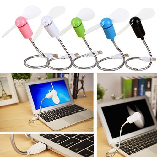 Portable Flexible 5V USB Mini Cooling Fan Cooler for PC Laptop Computer Notebook Android Power Bank Powerbank Air Cooler