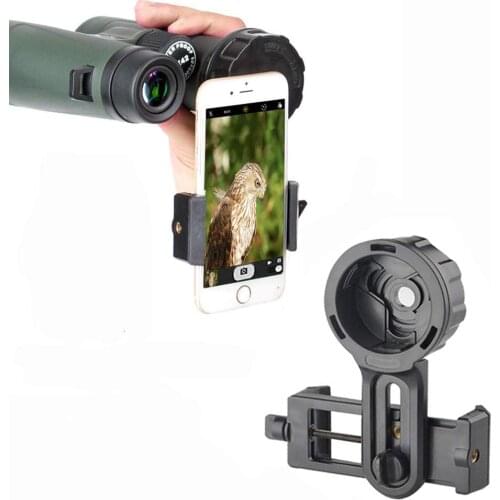 Spotting Scope Smartphone Camera Adapter, Telescope Camera Adapter, Cell Phone Adapter Mount for Binocular Monocular