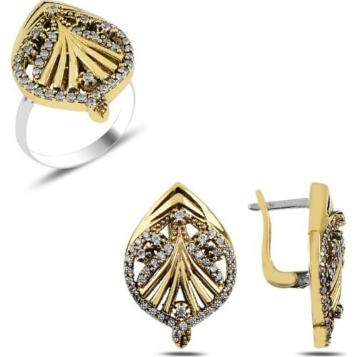 Silver 925 Sterling Zircon Cubic Zirconia Authentic Set