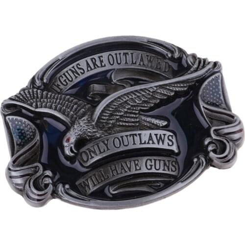 Vintage Flying Eagle Belt Buckle American Western Cowboy Pants Accessories for Boys