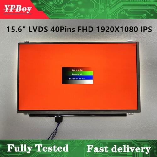 15.6" IPS LCD Screen matrix 40Pins FHD 1920X1080 LP156WF4-SLB5 LP156WF4 SLB1 SLB3 SLC1 SLB5 SLB7 Fit B156HTN03.3 N156HGE-LG1 LB1