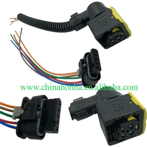 4F0973705 For Bosch Cummins NOx sensor connector / flat five-pin square four plug Nitrogen oxygen sensor plug and socket