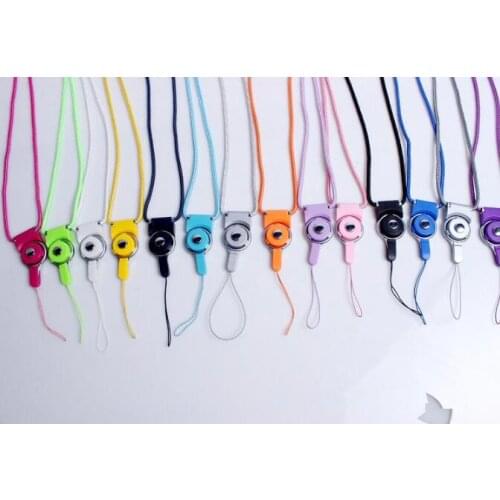 50pcs/lot Rotation Mobile Phone Neck Chain Straps Key Keychain Hang Rope Lariat Lanyard Detachable Camera Straps Employees card