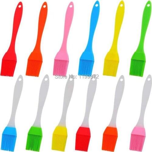 500pcs Small Size Basting Brush Silicone Baking Bakeware 230 Degrees Celsius Bread Cook Pastry Oil Cream BBQ Tool
