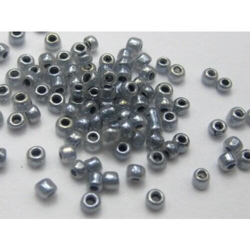 5000 Ceylon Grey Glass Seed Beads 2mm (10/0) + Storage Box