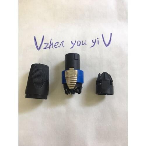 60pcs FOR NEUTRIK New type NL4FX Speakon 4 Pole Plug Male Audio Speaker Connectors