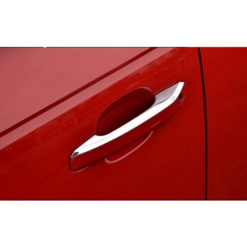 ABS Chrome Door Handle Cover Trim S4 2017 Accessories Car Styling for for Audi A4 B9 2016-2018 Audi Q5 2017 2018