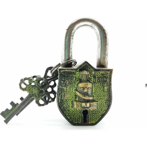 Bronze Locks Tibet Handicrafts Solid Bronze Antiqued Locks Collections for Family Arts Lock HDC105
