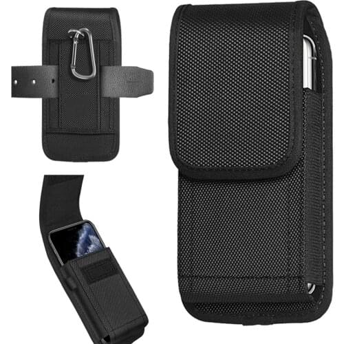 Tactical Cell Phone Pouch Holster with Free D Buckle Protable Wallet Card Waist Pack Outdoor Sports EDC Nylon Carrying Case