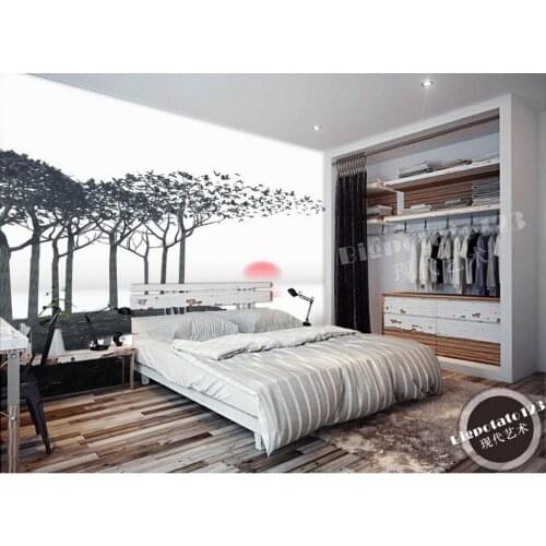 Fantasy landscape abstract tree tree 3d murals wallpaper for living room Landscape wallpaper murals