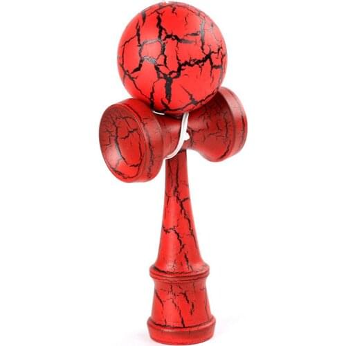 Toys Juggling Ball Wooden Crack Paint Kendama Japanese Traditional Fidget Sports Toy Gift New