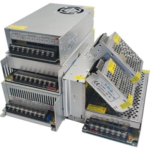 AC 220V To 12 V DC Volt Power Supply 12V 1A 2A 3A 5A 6A 8A 10A 15A 20A AC-DC Switching Power Supply 220V To 12V AC-DC