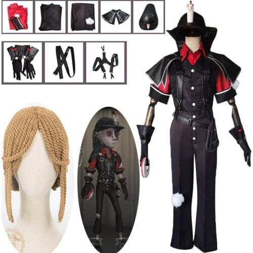 Game Identity V Campbell Cosplay Costume New Survivor Prospector Original Skin Monster Manager Cosplay Halloween Uniforms wigs