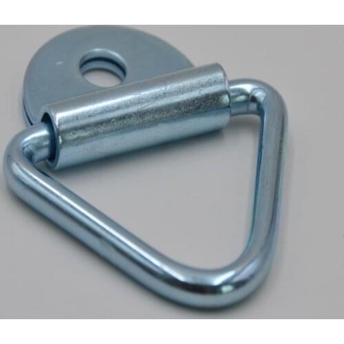 Lashing Rings Surface Mount Tie Down Anchors Hook, Heavy Duty V Rings Trailer Anchor Plate Surface Mount Forged Lashing Ring