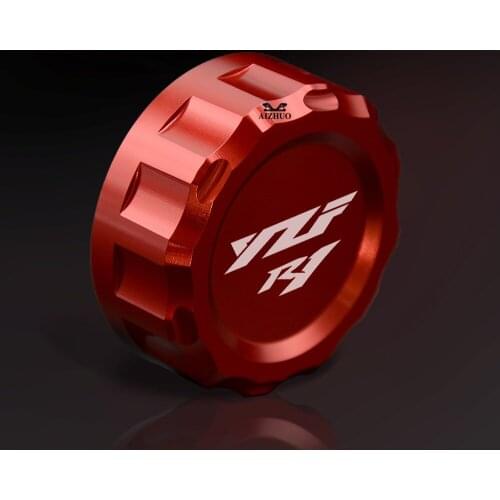 Motorcycle Cylinder Reservoir Cover Rear Brake Fluid Cover Cap For YAMAHA YZF R1 YZFR1 YZF-R1 2009-2014 2010 2011 2012 2013