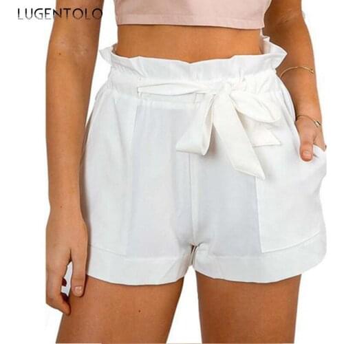 Женские шорты с высокой талией Lugentolo China At AliExpress