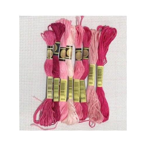 Cxc threads 10 pieces cross stitch threads / cross stitch embroidery thread / Custom threads colors