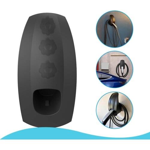 Charging Cable Organizer For Tesla Motors Wall Mount Connector Cable Organizer Bracket Charger Holder Adapter Car Accessories