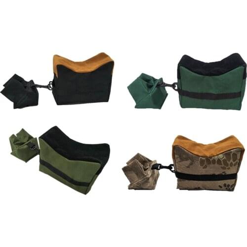 Front+ Rear Bag Support Rifle Sandbags without Sand Sniper Target Stand Hunting Accessories Oxford Cloth Sandbag for Hunting