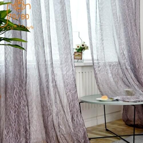 Semi-blackout Curtain Screens Curtains for Living Room Bedroom Balcony Bay Window Screens Finished Custom