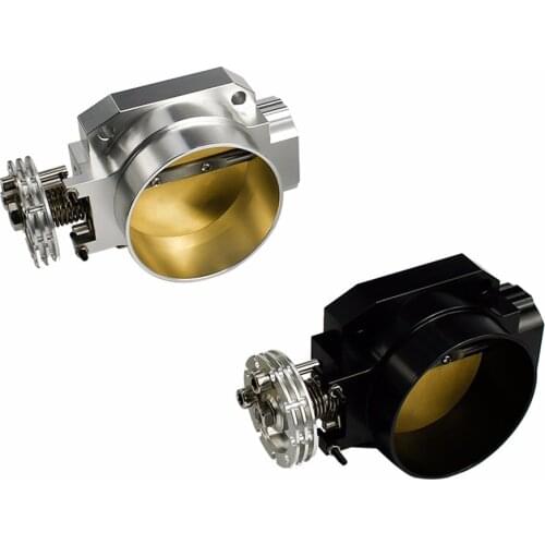 85MM Universal Throttle Body Intake for nissan RB25 fit racing intake manifold sliver/black YC100850