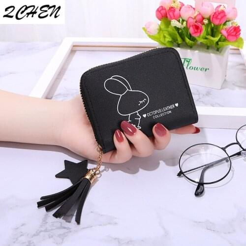 Women wallets Leather Small Luxury Brand Famous Mini Women Wallets Purses Female Short Coin Zipper Purse Credit Card Holder 429