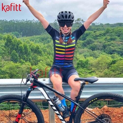 Kafitt Womens Qrofessional Triathlon Clothes Cycling Jumpsuit Oupa Be Ciclismo Jumpsuit Ladies Jumpsuit Triathlon Suit Summer
