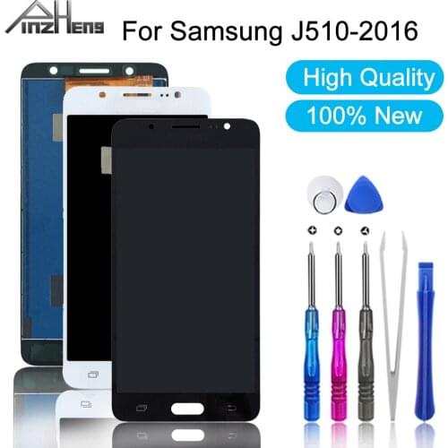 PINZHENG Phone LCD For Samsung J510 2016 LCD Display Touch Screen For Samsung J510 2016 Digitizer Assembly Replacement LCDS