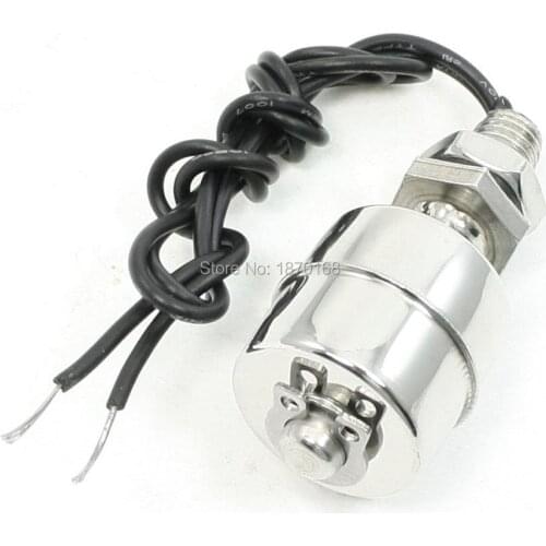 ZS4510 10mm 10W DC 100V 0.5A Dia Stainless Steel Thread Surface Water Floating Sensor Switch