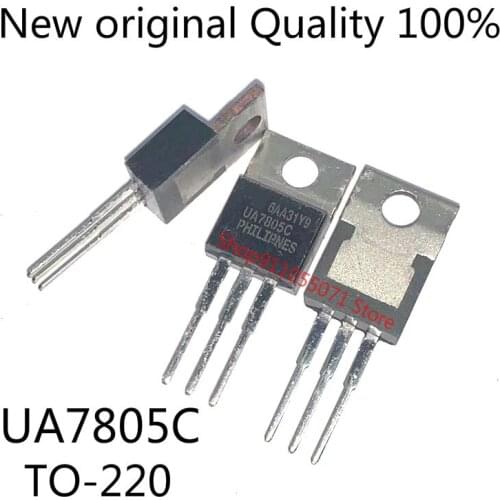 10PCS/LOT UA7805C TO-220 New spot hot sale
