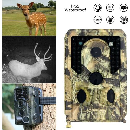 12MP 1080P Hunting Camera Wildlife Trail Infrared Night Vision Thermal Imager Video Cameras Hunting Traps Track Scouting