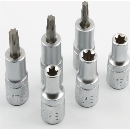 2021 Newest Press Batch E-type Sleeve Dafei 1/2 Flower Type Hexagon Socket Screwdriver Casing Bit Combination Hardware Tools