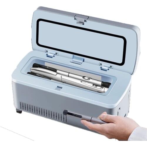 Safe refrigeration of medicines outside mini fridge insulin cooler box