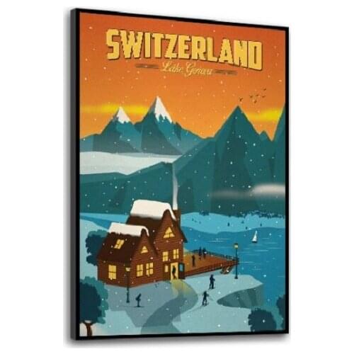 European Home Bar Canvas Painting Creative Wall Decoration Frameless Painting Core Wall Art Decor Pictures Paint by Numbers DIY