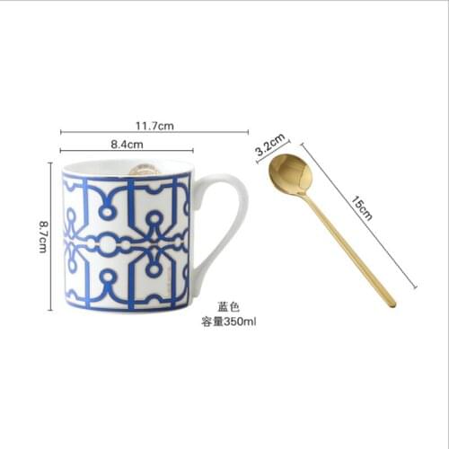 Creative Irregular Ceramic Coffee Cup with Gold Handle Handmade Pottery Tea Cup Travel Kitchen Tableware Nordic Home Coffee Cup
