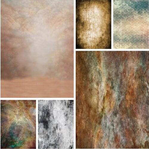 Laeacco Oil Painting Style Gradient Color Flowers Photography Backdrops Photo Backgrounds Baby Shower Photozone For Photo Studio