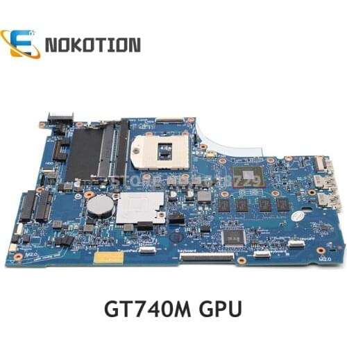 NOKOTION 720566-501 720566-001 749753-001 for HP ENVY 15 15T-J000 15T-J100 PC Motherboard GT740M GPU DDR3L