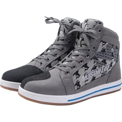 Masontex Motorcycle Boots Men Botas De Moto Breathable Motorcycle Shoes Botas Moto Motorbike Chopper Cruiser Touring Ankle Shoes