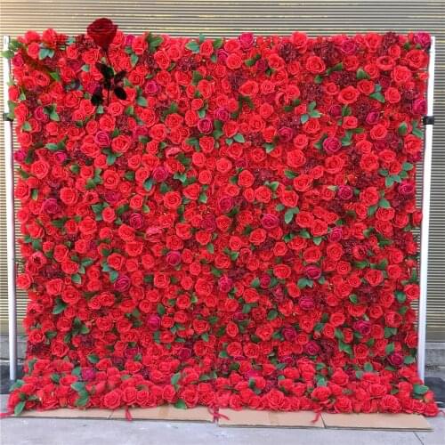 SPR Good Price cheap Of Wedding Decoration Hydrangea With Rose Artificial Silk Flower Wall