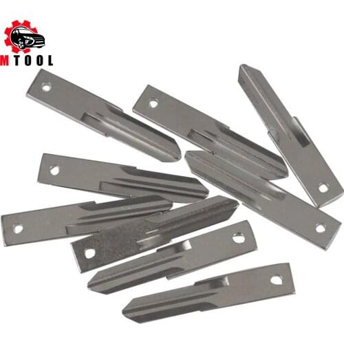 New 10pcs VAC102 Car Remote Key Blade Key Blank for Renault Megan Modus Clio Modus Kangoo Logan Sandero Duster Car Alarm