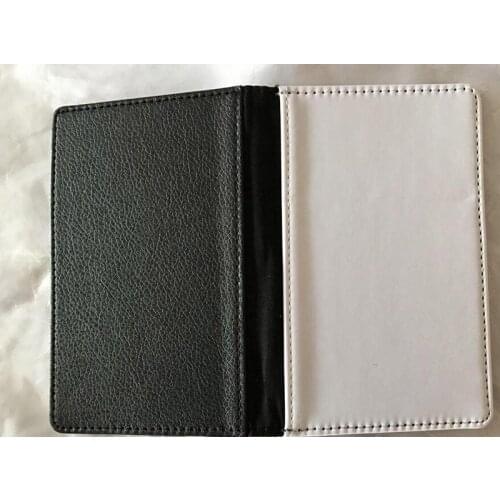 10pcs/lot 5Colors sublimation Blank passport card holders cover heart transfer printing PU leather passport case