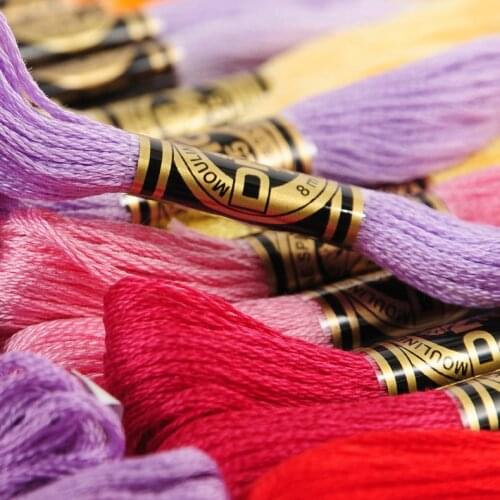 Oneroom 100% higher Best Quality 150 Pieces Original French DMC Embroidery Cross Stitch Floss Thread Yarn--100% Cotton