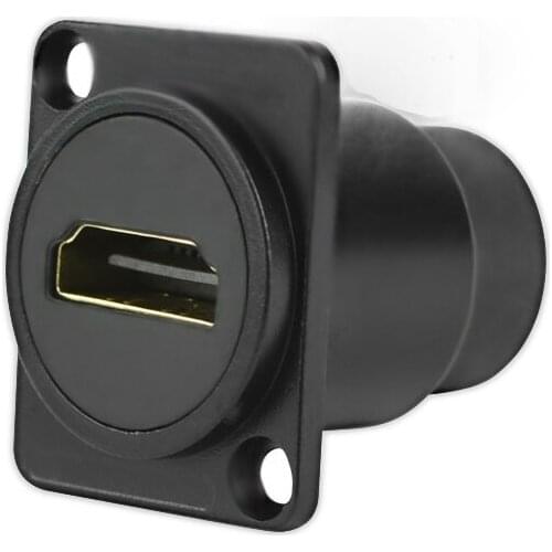 100 Pcs Bescoos HDMI D series Panel-Mount Connector | D-HDMI-A-B HDMI Pass Through Connector