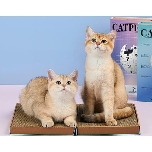 PETKIT Cat Wiki Scratcher Cat Scratcher Claw Grinder Corrugated Cat Pad Cat Toys Cat Supplies Cat Accessories Scratch Resistant