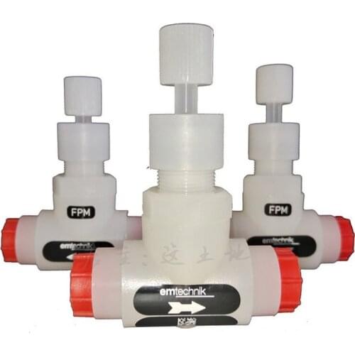 S0606-A0305-001 German EM Anti-corrosion PVDF Two-way Needle Valve B070703001