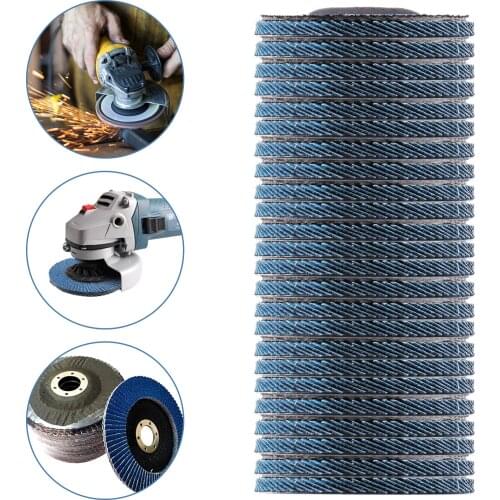 10Pcs 4.5in Angle Grinder Flap Discs 4.5'' X 7/8'' Premium Zirconia Alumina Abrasive Sanding Grinding Wheel